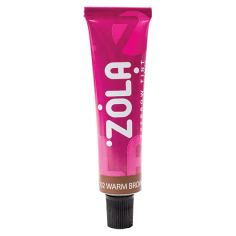 ZOLA Фарба для брів з колагеном Eyebrow Tint With Collagen 02 Warm Brown 15ml.