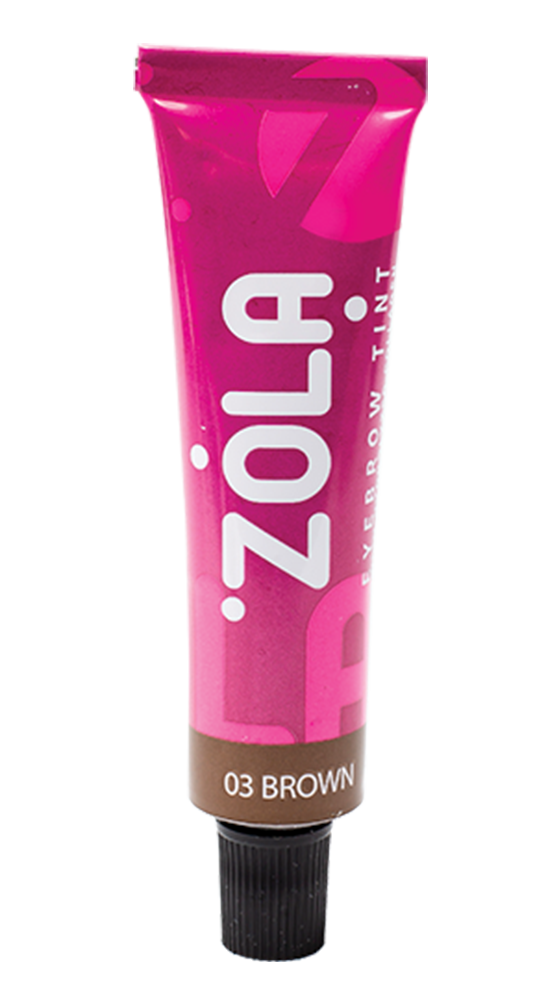 ZOLA Фарба для брів з колагеном 03 Brown 15ml.