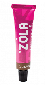 ZOLA Фарба для брів з колагеном Eyebrow Tint With Collagen 03 Brown 15ml.