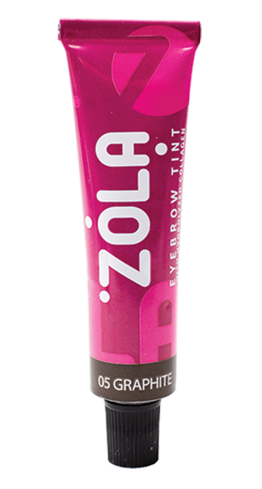 ZOLA Фарба для брів з колагеном Eyebrow Tint With Collagen 05 Graphite 15ml.