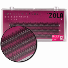 ZOLA Вії-пучки Birdtail 12 mm