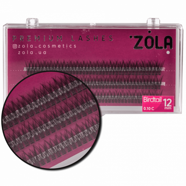 ZOLA Вії-пучки Birdtail 12 mm - фото 1