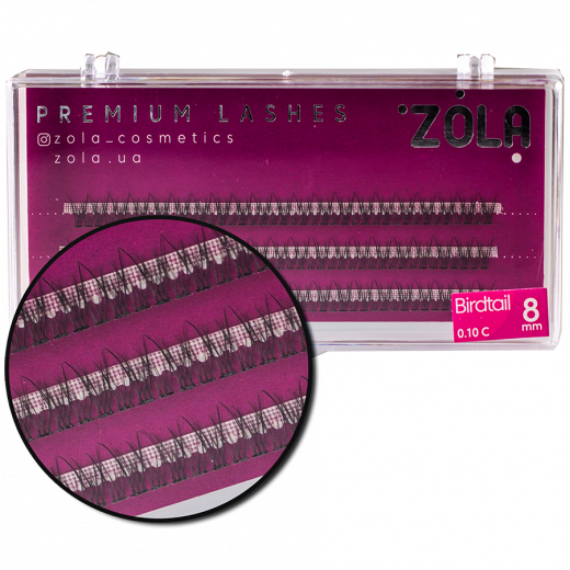 ZOLA Вії-пучки Birdtail 8 mm - фото 1