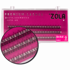 ZOLA Вії-пучки Birdtail 9 mm