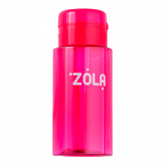 ZOLA Ємність пластикова для рідини з помпою-дозатором (Рожева)