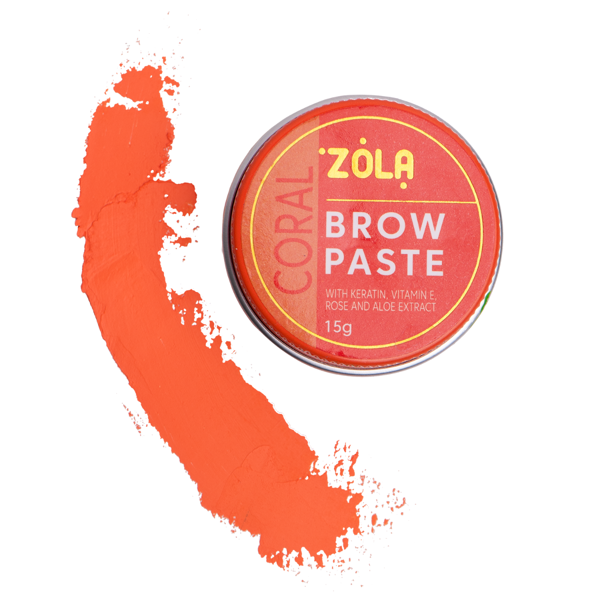 ZOLA Контурна паста для брів (помаранчева)