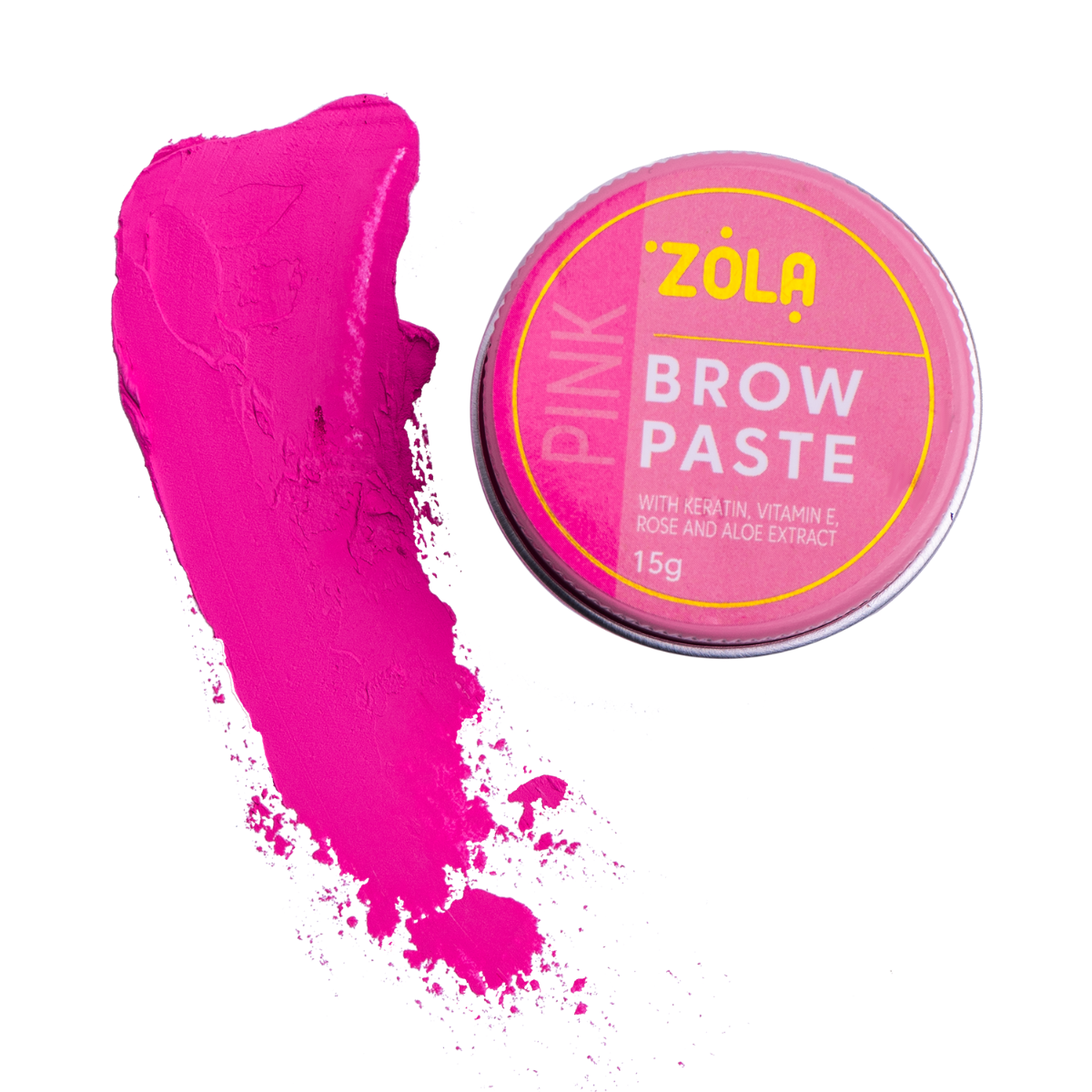 ZOLA Контурна паста для брів (Рожева)
