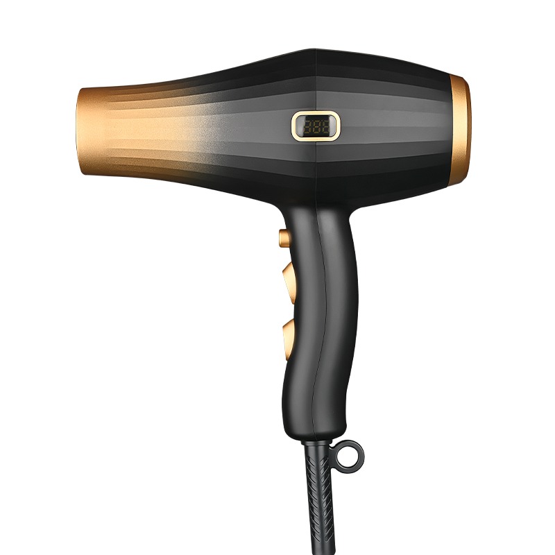 Фен WMARK 2400W чорний з дифузором NG-2101 GOLD-BLACK