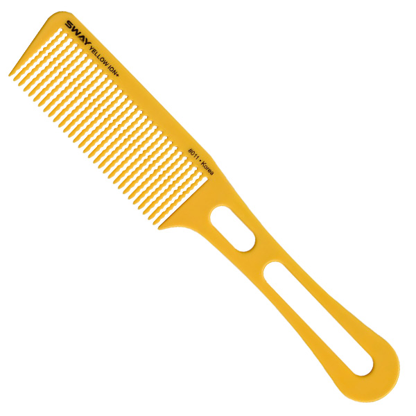 Гребінець для стрижки під машинку Sway Yellow ion + 011