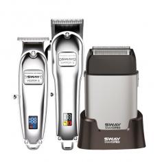 Перукарський набір для стрижки 3 в 1 Sway Dipper S, Vester S, Shaver Pro Silver