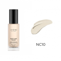 Матова рідка основа з високим рівнем покриття matt and wear NC10 20 мл