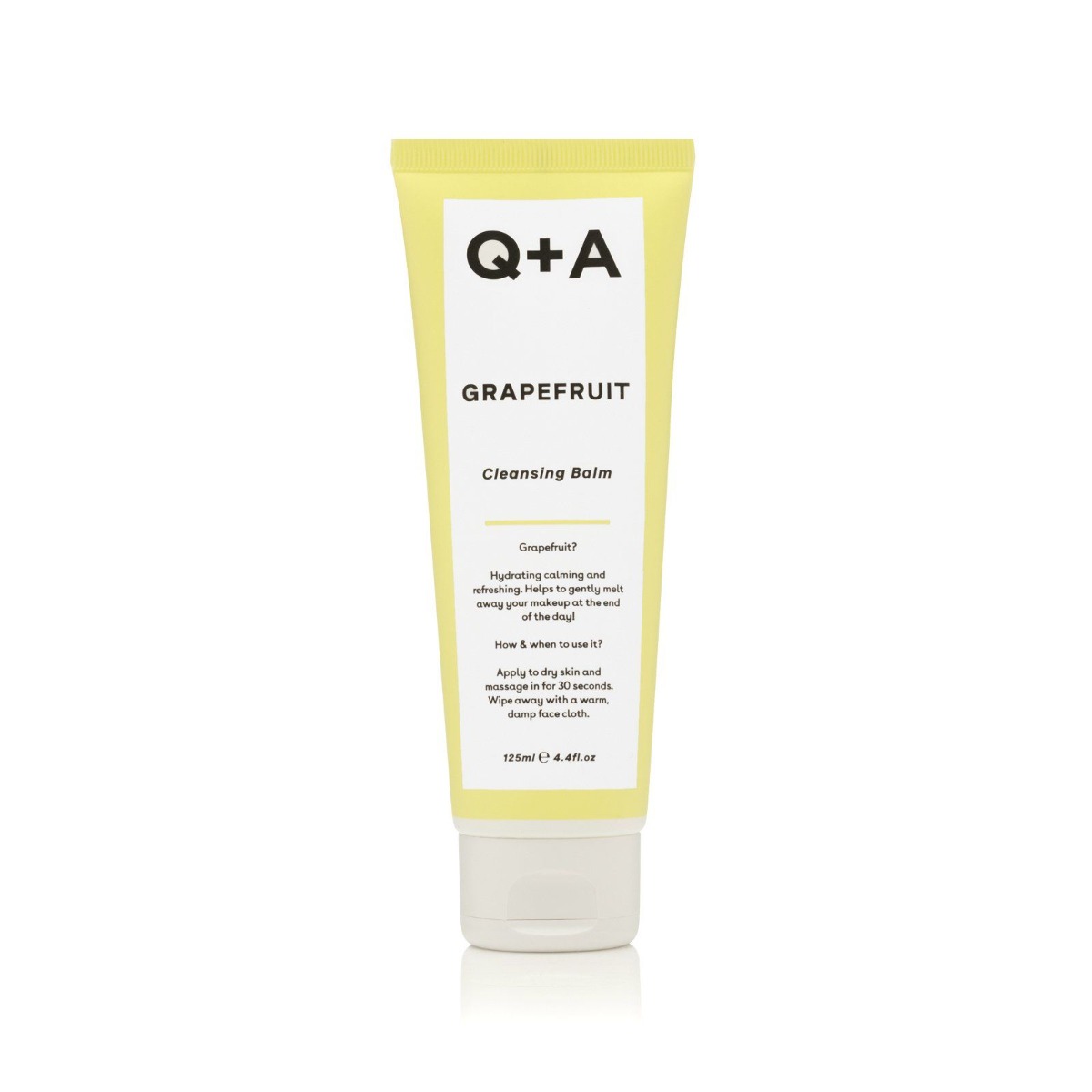 Очищувальний бальзам для обличчя з грейпфрутом  Q+A Grapefruit Cleansing Balm 125m