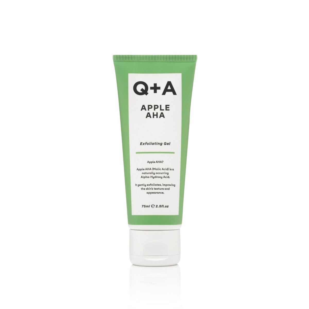 Відлущуючий гель з кислотами для обличчя Q+A Apple AHA Exfoliating Gel 75ml