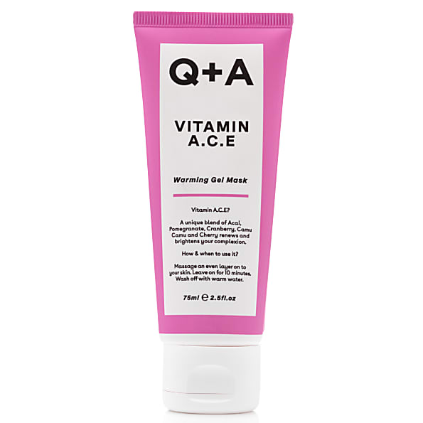 Мультивітамінна маска для обличчя Q+A Vitamin A.C.E. Warming Gel Mask 75ml
