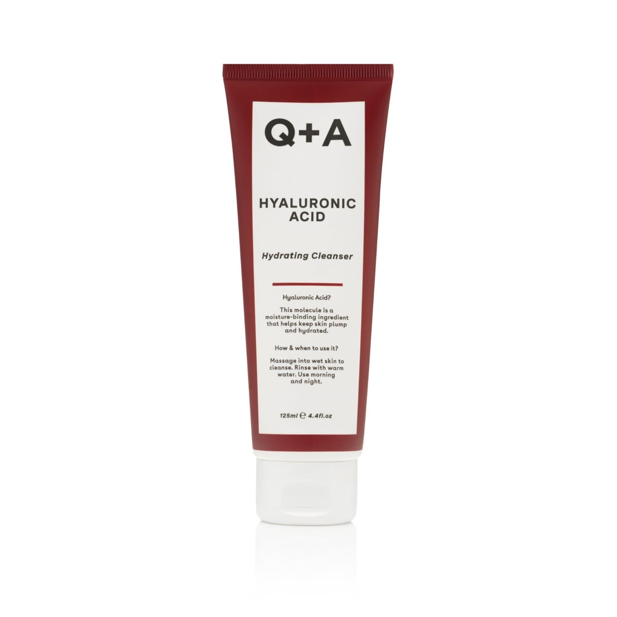 Гель для вмивання з гіалуроновою кислотою Q+A Hyaluronic Acid Cleansing Gel 125ml