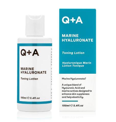 Тонізуючий лосьйон з гіалуроновою кислотою Q+A Marine Hyaluronate Toning Lotion 100 ml
