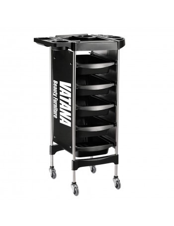 Візок перукарський для салонів краси на 5 робочих відділень