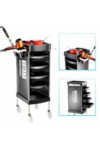 Візок перукарський для салонів краси на 4 робочих відділень металевий