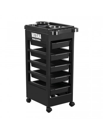 Візок перукарський для салонів краси на 5 робочих відділень