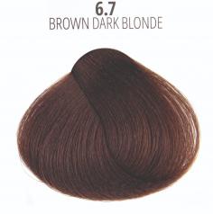 Крем фарба для волосся із ефектом ламінування Jaas - 6.7 Brown dark blonde