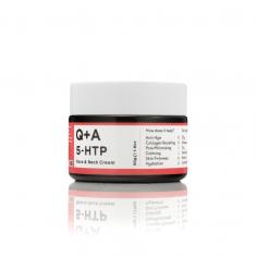 Крем для обличчя та шиї Q+A 5-HTP Face &amp; Neck Cream 50g