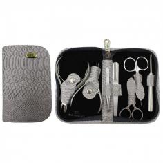 Манікюрний набір SPL Cірий 77202AX