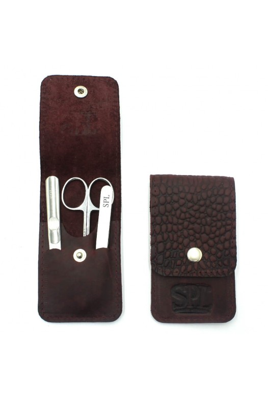 Манікюрний набір SPL бордовий  77906BF