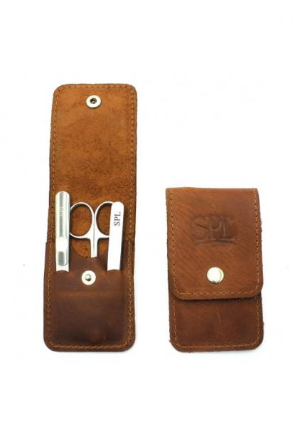 Манікюрний набір SPL коричневий 77906BN - фото 1