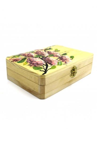 Манікюрний набір шкатулка з художнім розписом 77920