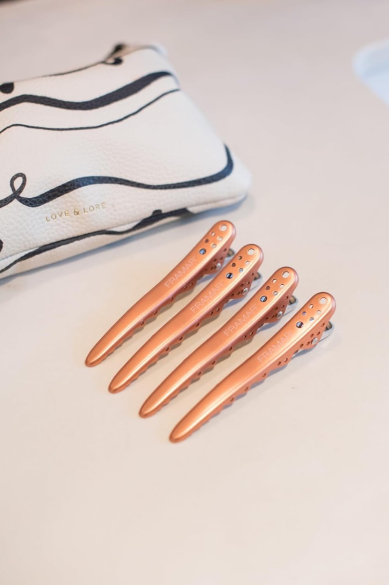 Затискачі для волосся ультраміцні Big Bite Clips Rose Gold - фото 2