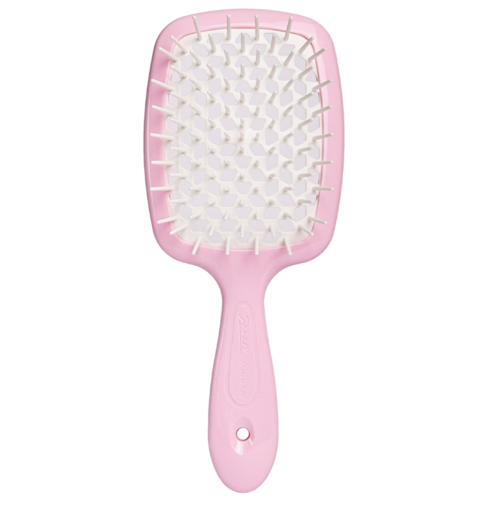 Гребінець для волосся Janeke Superbrush 1830 the Original Italian-Рожево/білий