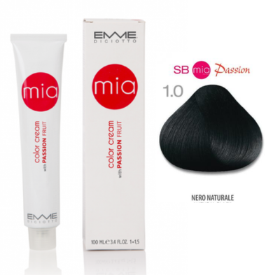 Кремова фарба Mia з маракуйєю-1.0   Чорний натуральний