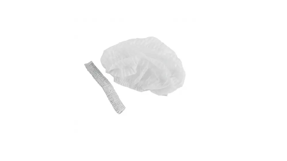 Шапочка ПОЛІЕТИЛЕНОВА, ПРОЗОРА, 100 штук в упаковці