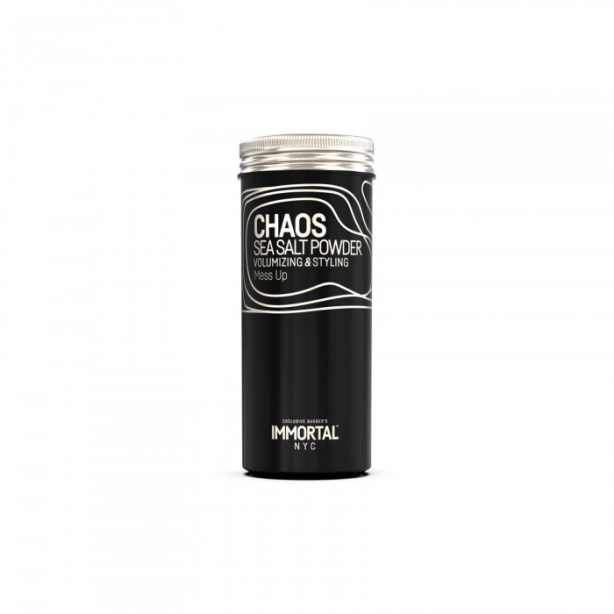 Пудра для укладання волосся та обєму з морською сіллю IMMORTAL NYC CHAOS SEA SALT POWDER, NYC-82" 20g