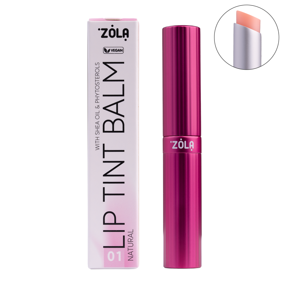 Відтінковий бальзам для губ Lip Tint Balm (01 Natural)