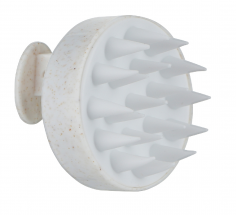 Масажер для шкіри голови білий