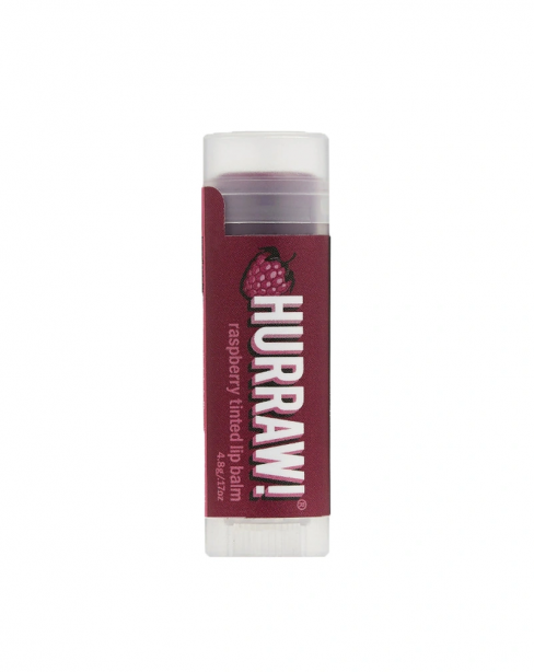 Бальзам для губ Hurraw! Raspberry Tinted Lip Balm (4,8г) - фото 1