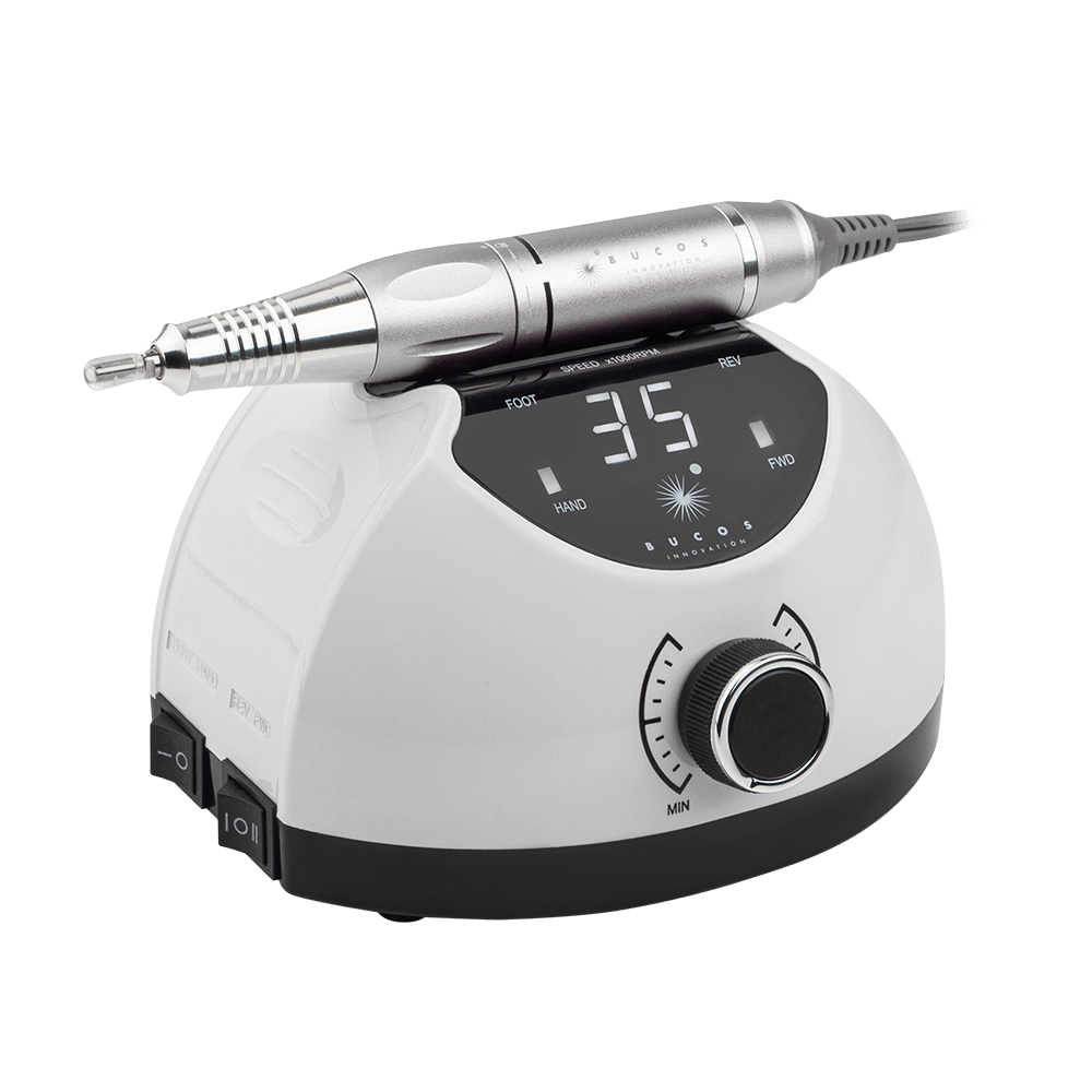 Фрезер для манікюру BUCOS Nail Drill X4 PRO WHITE PEARL (65W/35000 об.)