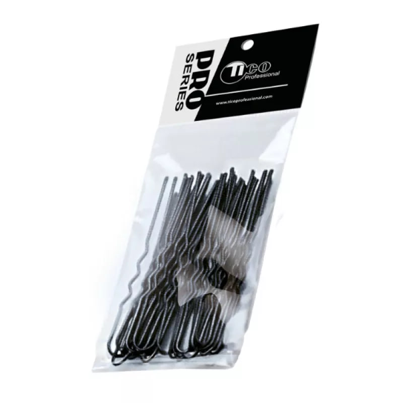 TICO Шпильки хвилясті 50мм чорні 100г
