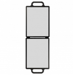 Дзеркало заднього виду подвійне чорне