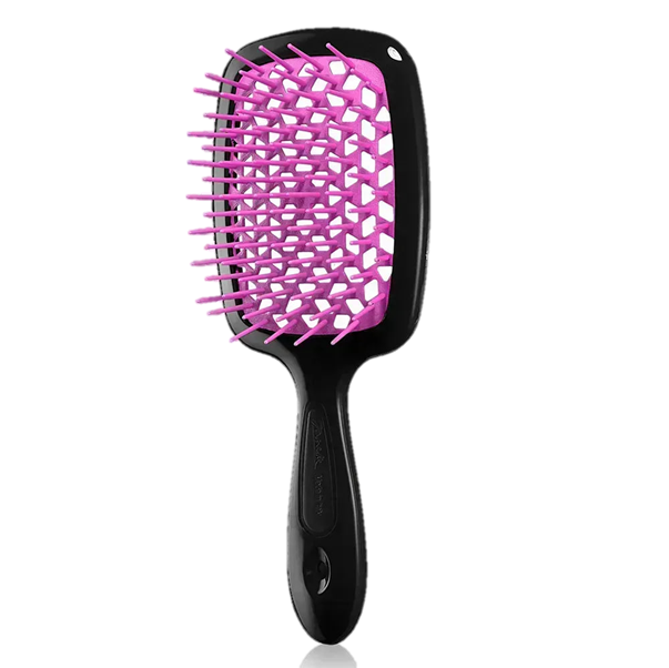 Щітка для волосся Janeke Superbrush 1830 the Original Italian- чорний-фіолетовий