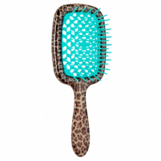 Щітка для волосся Janeke Superbrush 1830 the Original Italian- леопард-блакитний