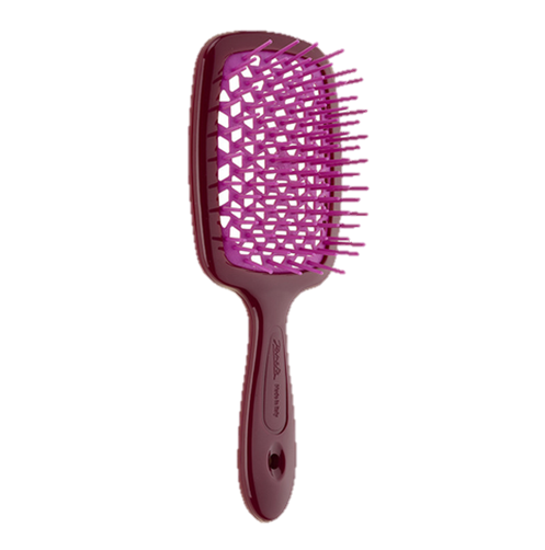 Щітка для волосся Janeke Small Superbrush 1830 the Original Italian- бордовий