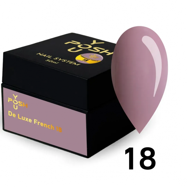 Камуфлююча каучукова база French Base De Luxe YouPosh 50 мл-№18