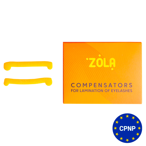 Компенсатори для ламінування вій - помаранчеві, Compensators For Lamination Of Eyelashes - фото 1