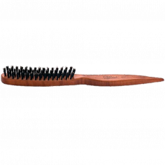 Дерев'яна щітка для начосу з натуральною щетиною