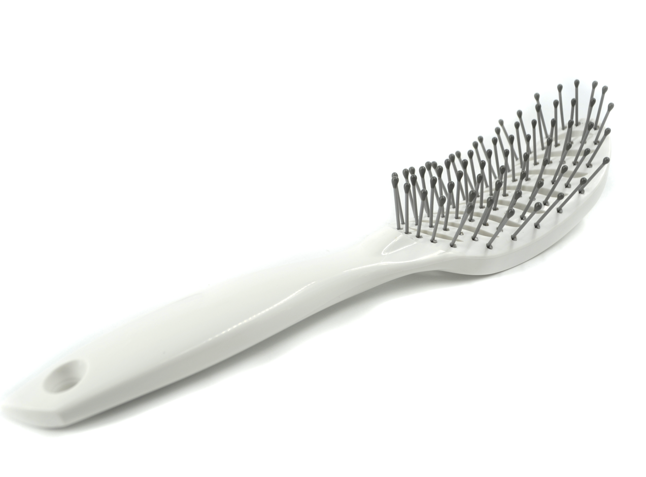 Гребінець скелетка продувна Vent Brush білий колір