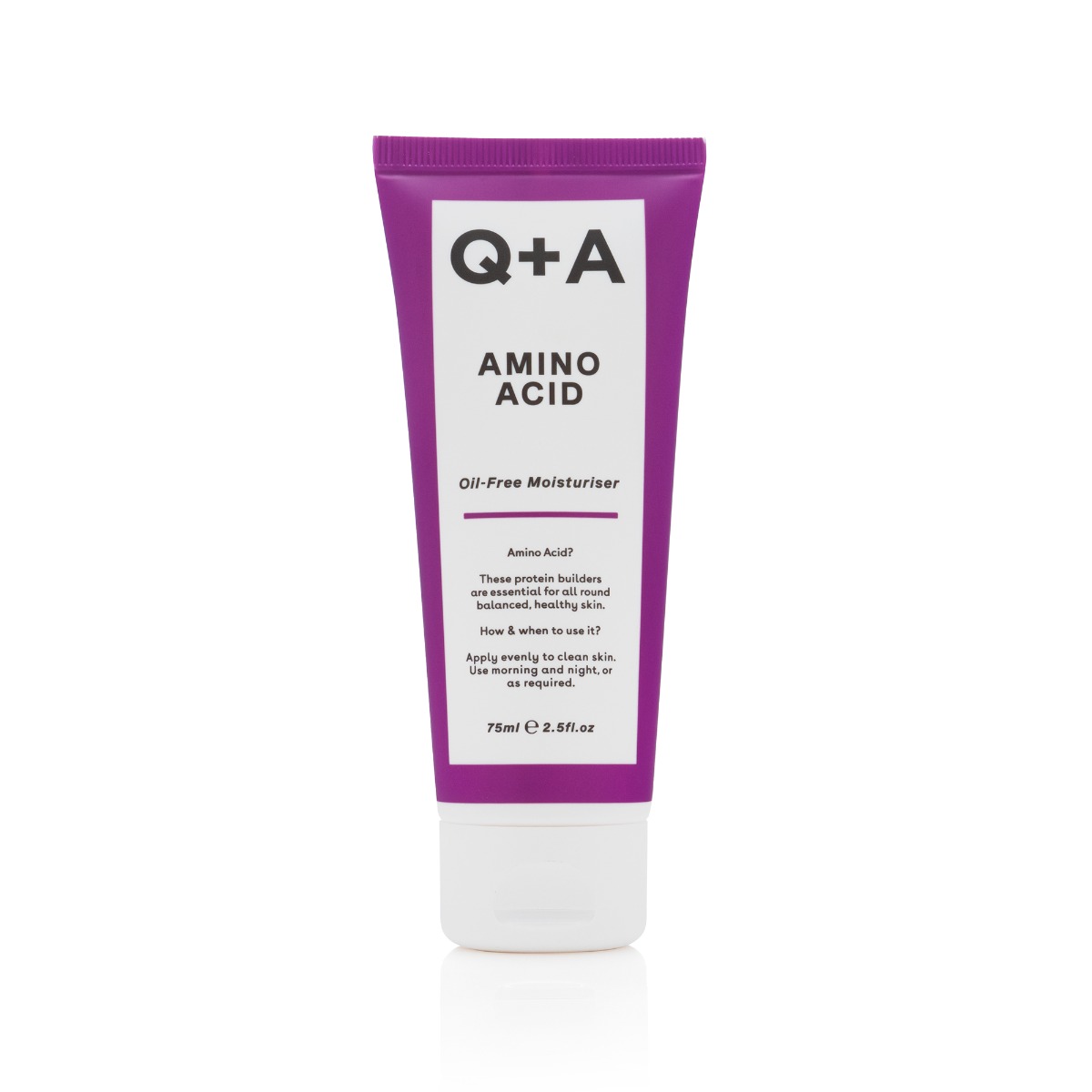 Зволожуючий крем з амінокислотами без вмісту олії Q+A Amino Acid Oil Free Moistuiriser 75ml
