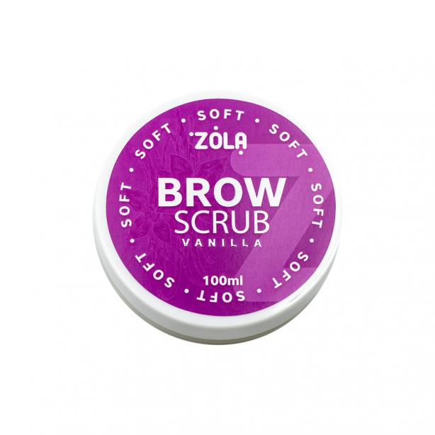 ZOLA Скраб для брів Soft Ваніль 100мл