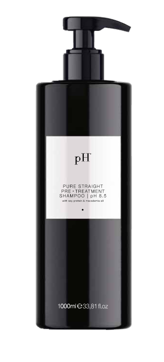 PURE STRAIGHT Підготовчий шампунь глибокого очищення pH 8.5 
